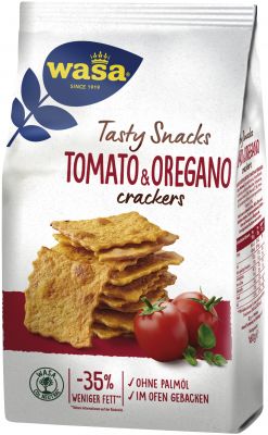 Wasa Tasty Snacks Crackers Tomato & Oregano 160g
