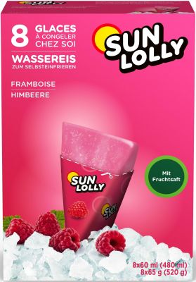 SunLolly Ice Raspberry 8er 520g