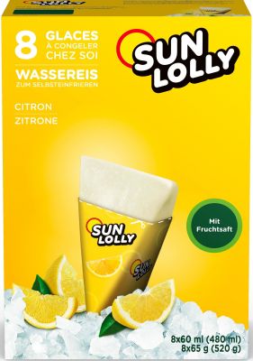 SunLolly Ice Lemon 8er 520g