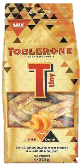 Toblerone ITR - Tiny Gingery Orange Mix Bag 272g
