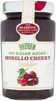 Stute Diabetic Morello Cherry Extra Jam, 430g