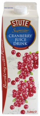 Stute Superior Cranberry Juice Drink 1000ml