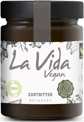 Brinkers La Vida Vegan Bio Zartbittercreme 270g