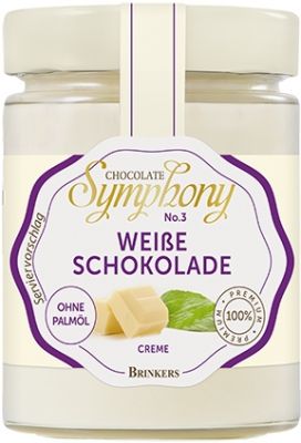 Brinkers Chocolate Symphony No.3 Weiße Schokolade Crème 270g