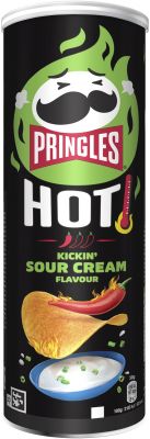 Pringles DE Hot Kickin' Sour Cream 160g