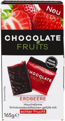 Chocolate Fruits Erdbeere 165g