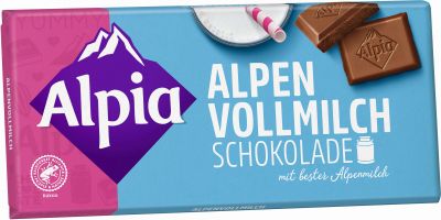 Alpia Tafeln Alpenvollmilch 100g