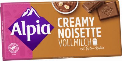 Alpia Tafeln Creamy Noisette Vollmilch 100g