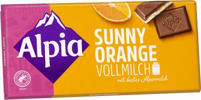 Alpia Tafeln Sunny Orange 100g