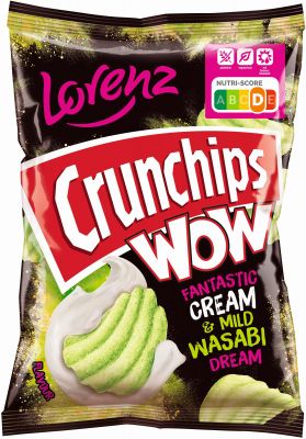Lorenz Crunchips WOW Cream+Wasabi 110g