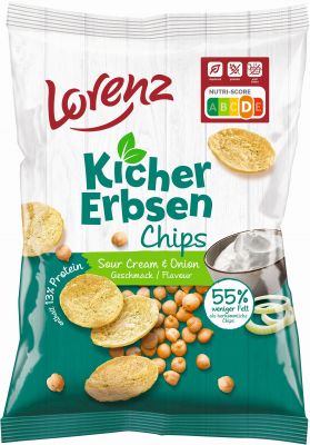 Lorenz Kichererbsenchips Sour Cream & Onion 85g