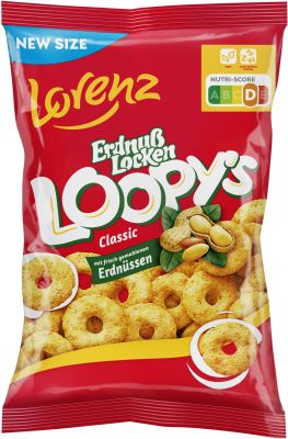 Lorenz ErdnußLocken Loopys 130g, 12pcs