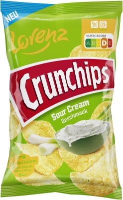 Lorenz Crunchips Sour Cream 150g, 10pcs