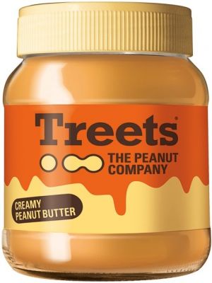 Treets Creamy Peanut Butter 340g