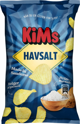 Kims Chips Havsalt 170g