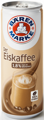 Bärenmarke Der Eiskaffee 1,8% Fett 250ml, Display, 231pcs