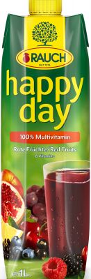 Rauch Happy Day Multivitamin Rote Früchte 100% 1000ml