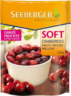 Seeberger Soft-Cranberries gesüsst 125g