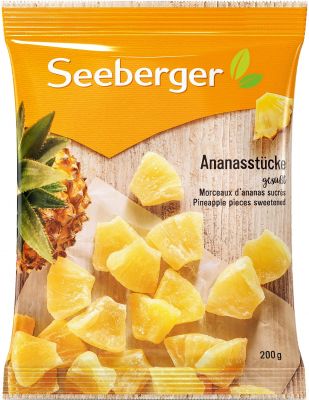 Seeberger Ananasstücke Gesüßt 200g