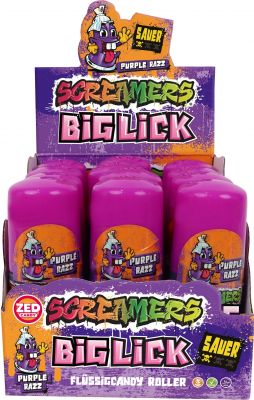 Screamers Big & Lick Purple Razz Zungenroller 12x60ml