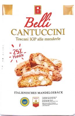Akt Belli Cantuccini mit 25% Mandelanteil 250g