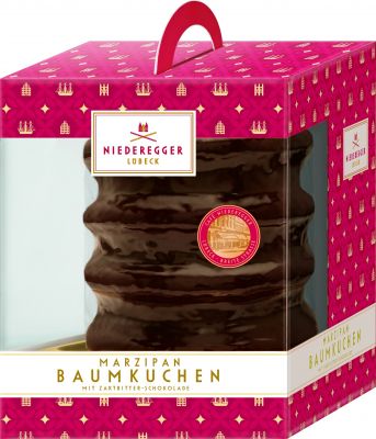 Niederegger Christmas Baumkuchen mit Zartbitter-Schokolade 300g