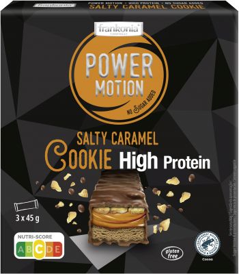 Frankonia Power Motion Salted Caramel Cookie Proteinriegel 3x45g