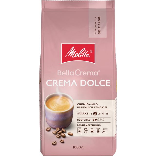 Melitta BellaCrema Crema Dolce 1000g, 4pcs
