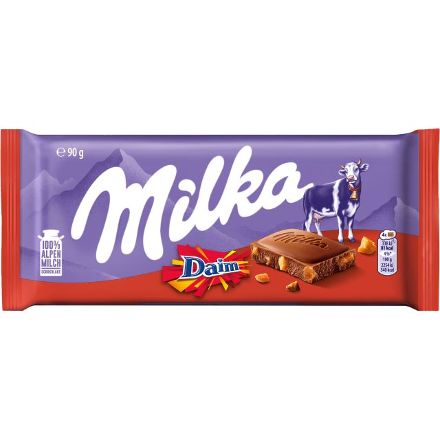 Mondelez Milka & Daim 90g, 24pcs