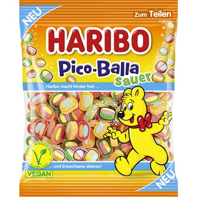 Haribo Pico-Balla Sauer 160g, 22pcs