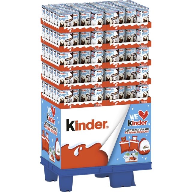 Ferrero Limited Kinder Riegel 10er Dark & Mild (10 Riegel à 21g), Display, 224pcs