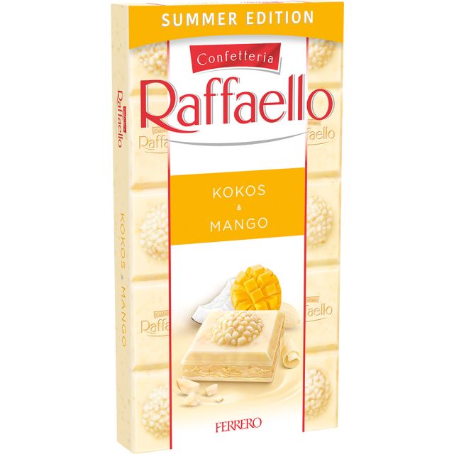Ferrero Limited Raffaello Tafel Kokos & Mango 90g