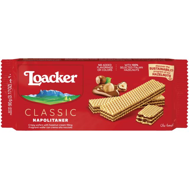Loacker Waffeln Classic Napolitaner 90g