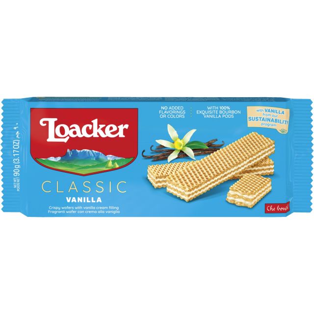 Loacker Waffeln Classic Vanille 90g