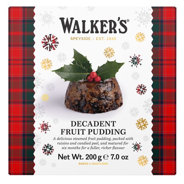 Walkers Decadent Fruit Pudding 200g