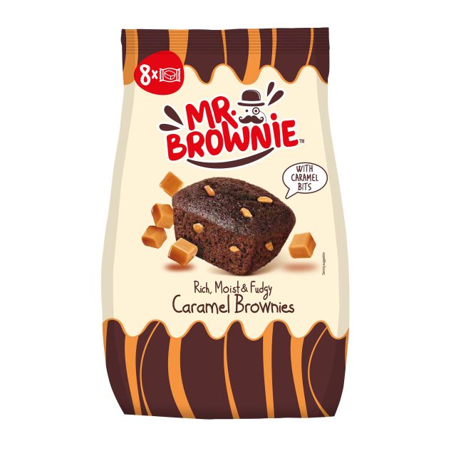 Mr. Brownie Caramel Brownies 200g