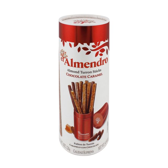 El Almendro Mandelkrokant Sticks mit Vollmilchschokolade 126g