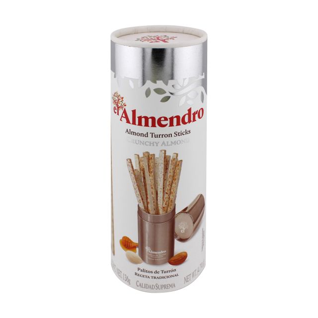 El Almendro Almond Turron Sticks Crunchy Almond 136g