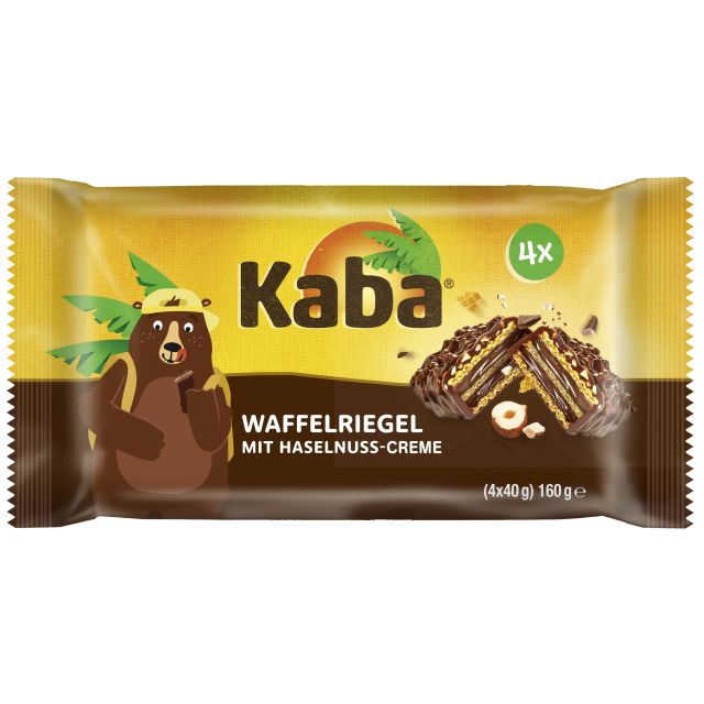 Kaba Waffel Hasel 4x40g