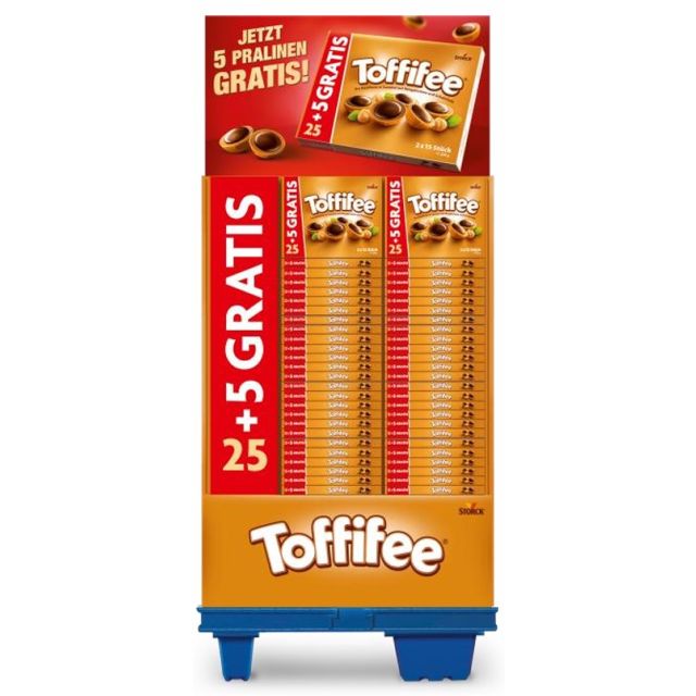 Storck Limited Toffifee 25+5 Gratis 250g, Display, 112 pcs
