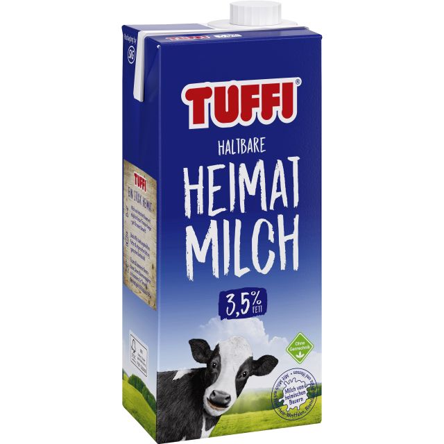 Tuffi Haltbare Heimatmilch 3,5% Fett 1000ml