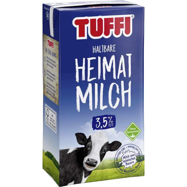 Tuffi Haltbare Heimatmilch 3,5% Fett 500ml