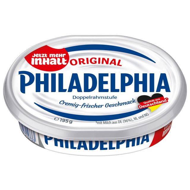 Philadelphia Klassisch Doppelrahmstufe 195g, 20pcs