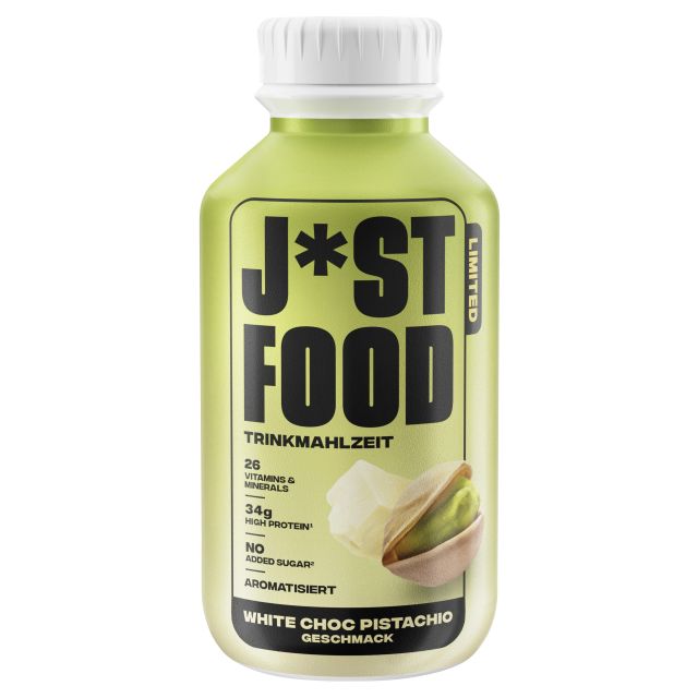 Just Food Trinkmahlzeit Weiße Schoko Pistazie 500ml