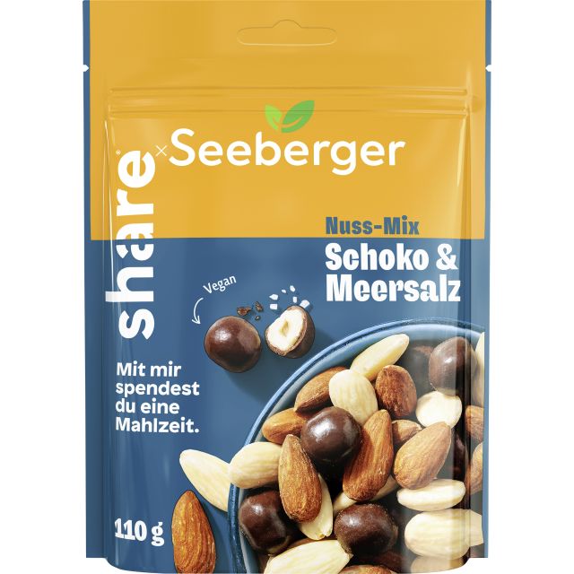 Seeberger Nuss-Mix Schoko & Meersalz 110g